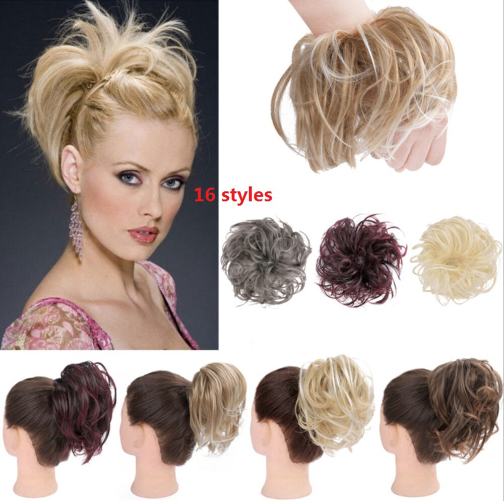 16 Colors Fashion Elastic Band Hair Pieces Hairdressing Hairband