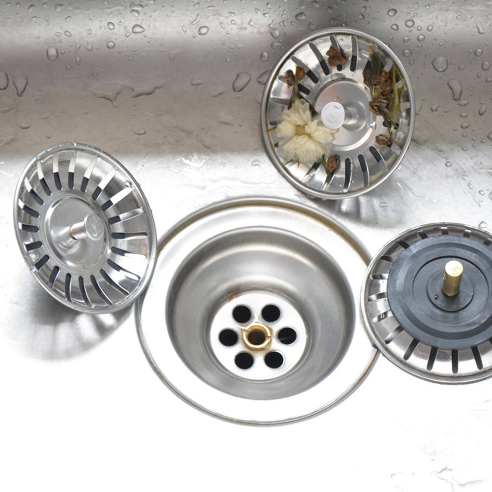Bồn Rửa Lọc, Nút Thoát Nước Bộ Xử Lý Rác Bằng Inox Bẫy Sàn Chống Côn Trùng Chống Gián Thoát Nước Sàn Cao Su Stopper, Phòng Tắm