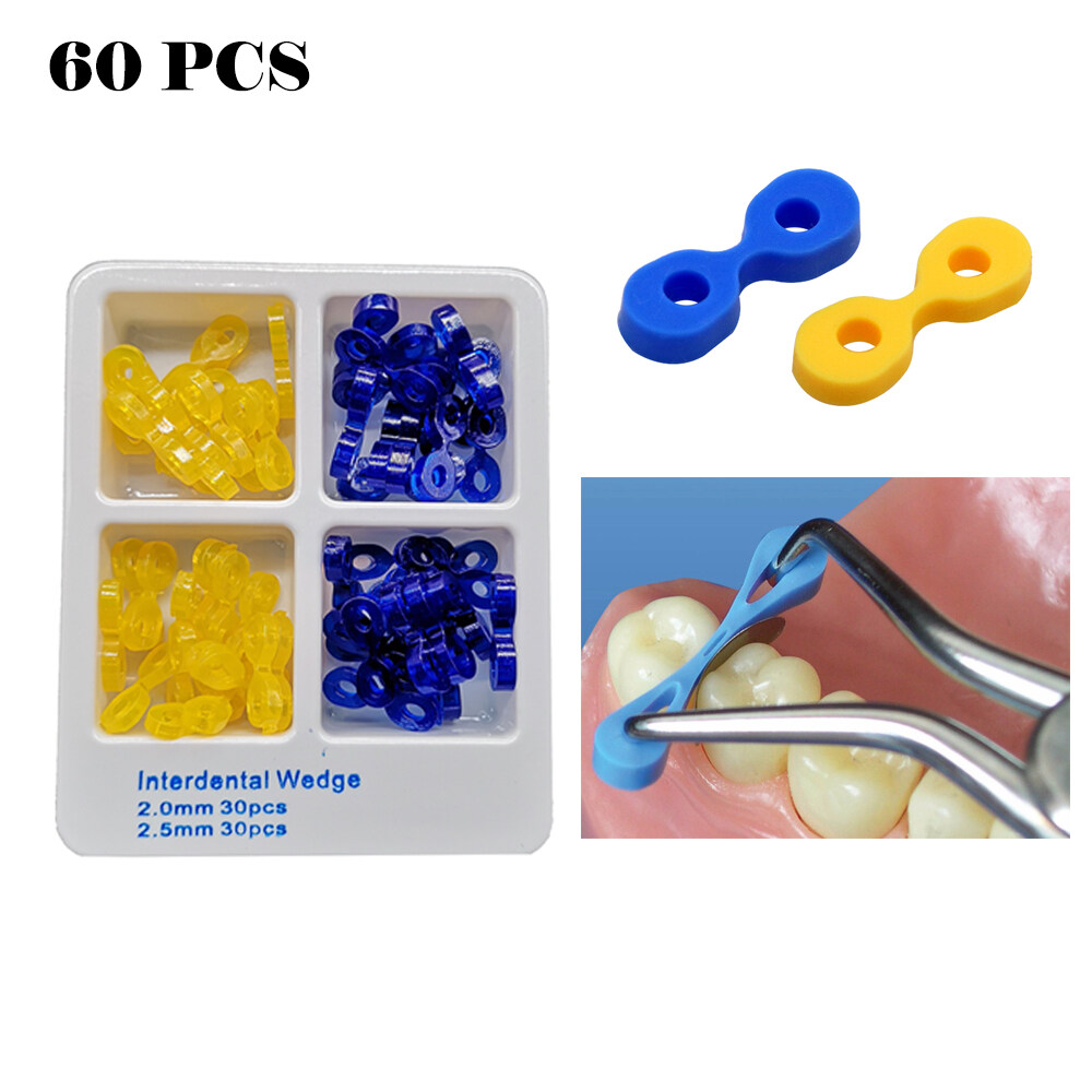 Dental Tooth Seperator Elastic Rubber Fixing Wedges Dental Wedge Matrix Matrices Dentist