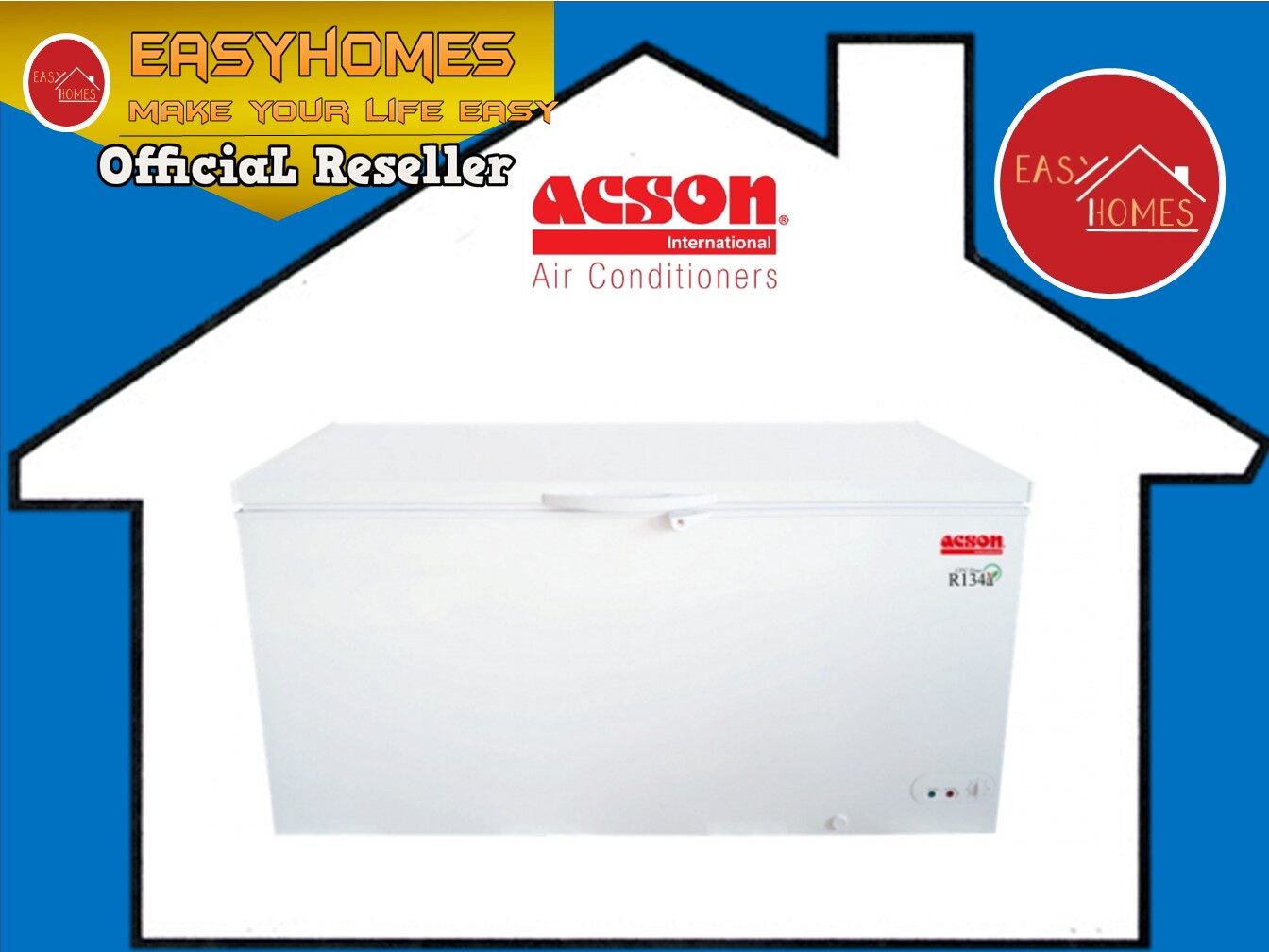 Acson on sale freezer r134a