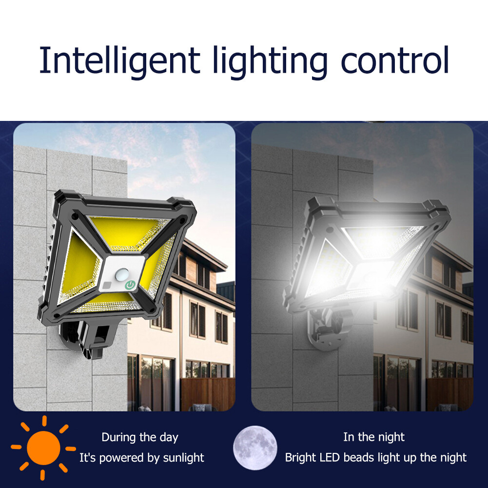LED Solar Lights Motion Sensor Waterproof Street Wall Lamp Garden Decorations