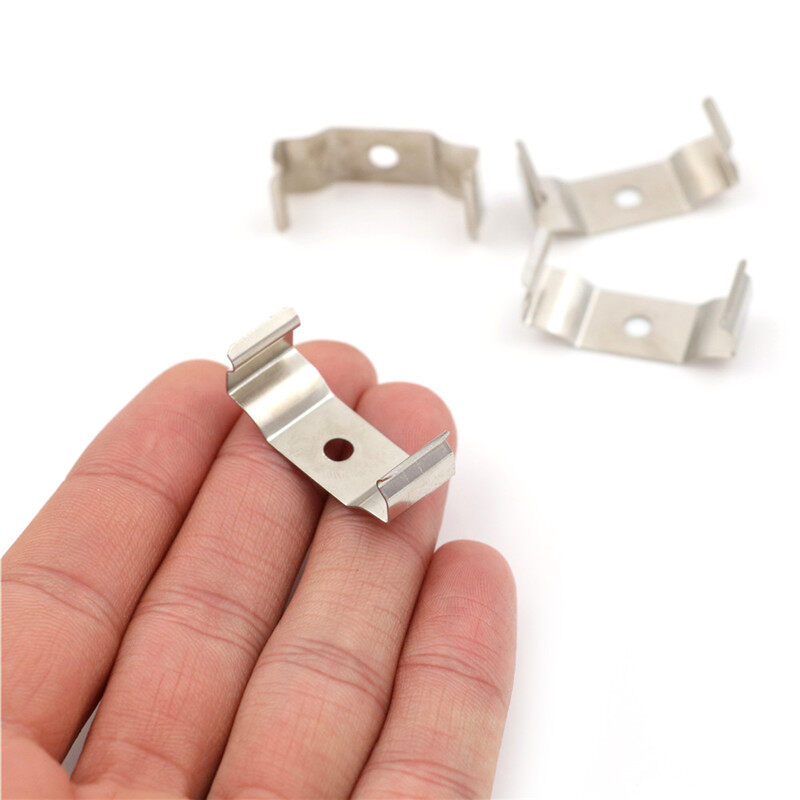 GY 4Pcs T8 Fluorescent Tube Lamp Holder Bracket Clips Socket Silver