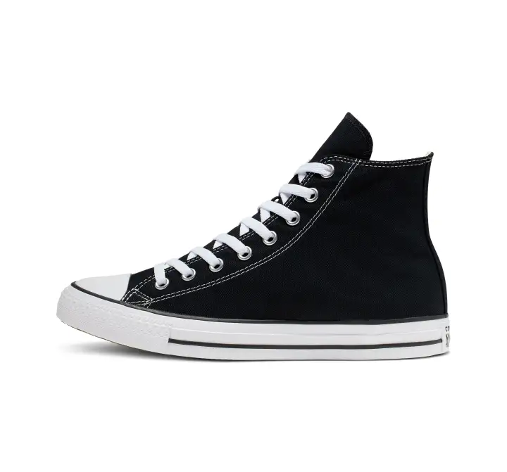 converse all star hi plimsolls in black m9160c