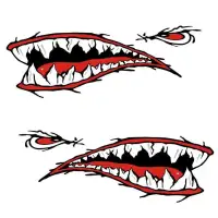 Sticker Pcx Variasi Body Stiker Striping Motif Grafis Shark Hiu Lazada Indonesia