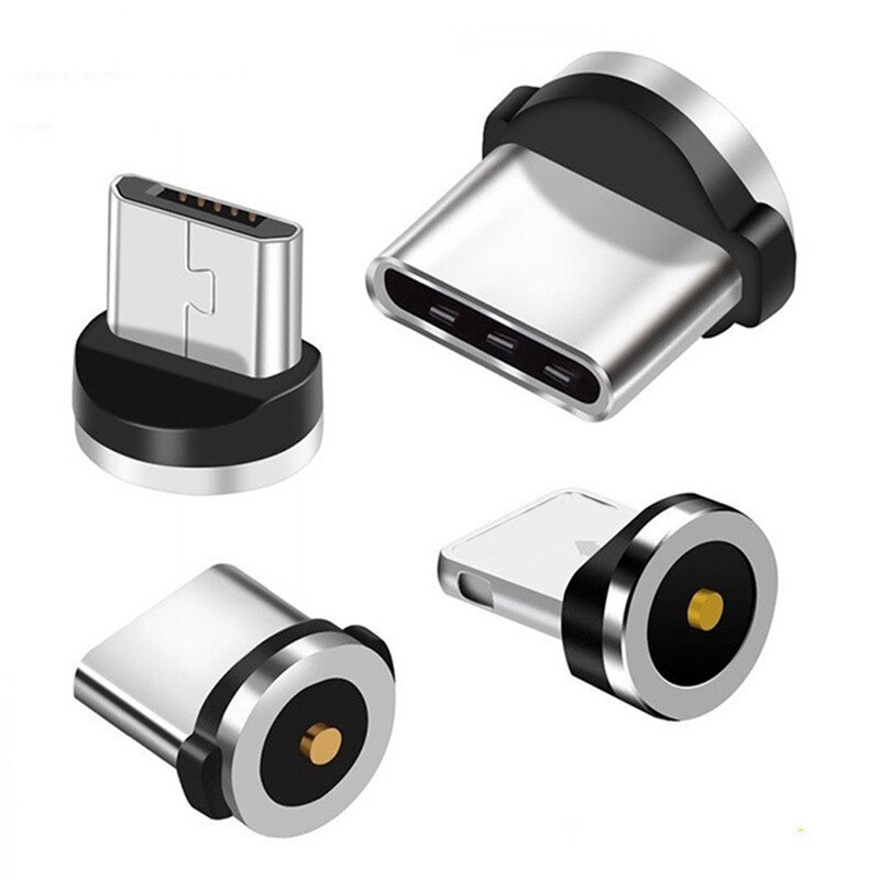 5PCS Magnetic Suction Adapter Mobile Phone Micro USB Type C Dust Plugs Magnetic Tips For Charger Connector