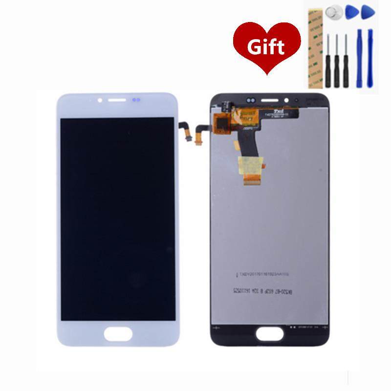Untuk Meizu M5 Layar LCD Digitiser Lengkap LCD Layar Sentuh Panel Perakitan Pengganti Suku Cadang 5.2 Inch
