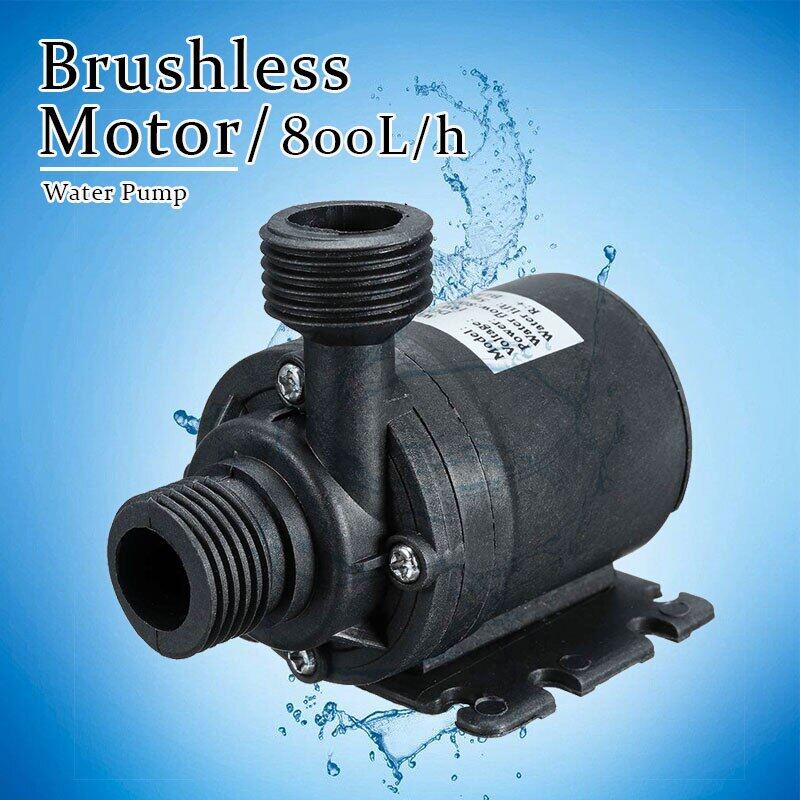800l/h 5m water pump brushless motor solar water circulation water pump dc 12v 24v submersibles water pumps