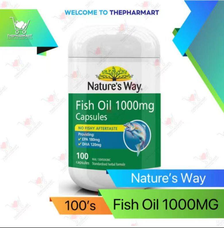 Nature's Way Fish Oil 1000mg Capsules 100s Lazada