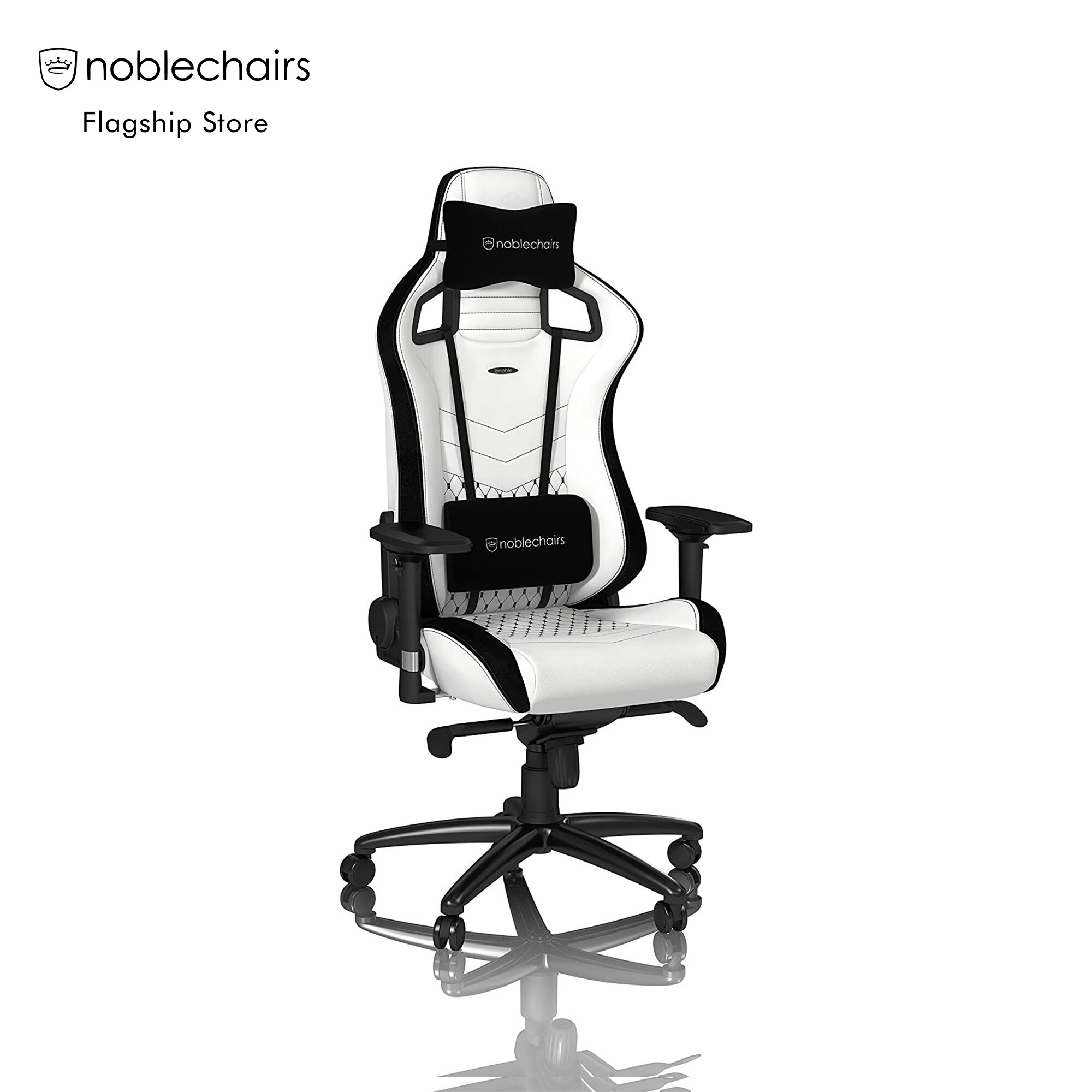 noblechairs EPIC Gaming Chair white Lazada