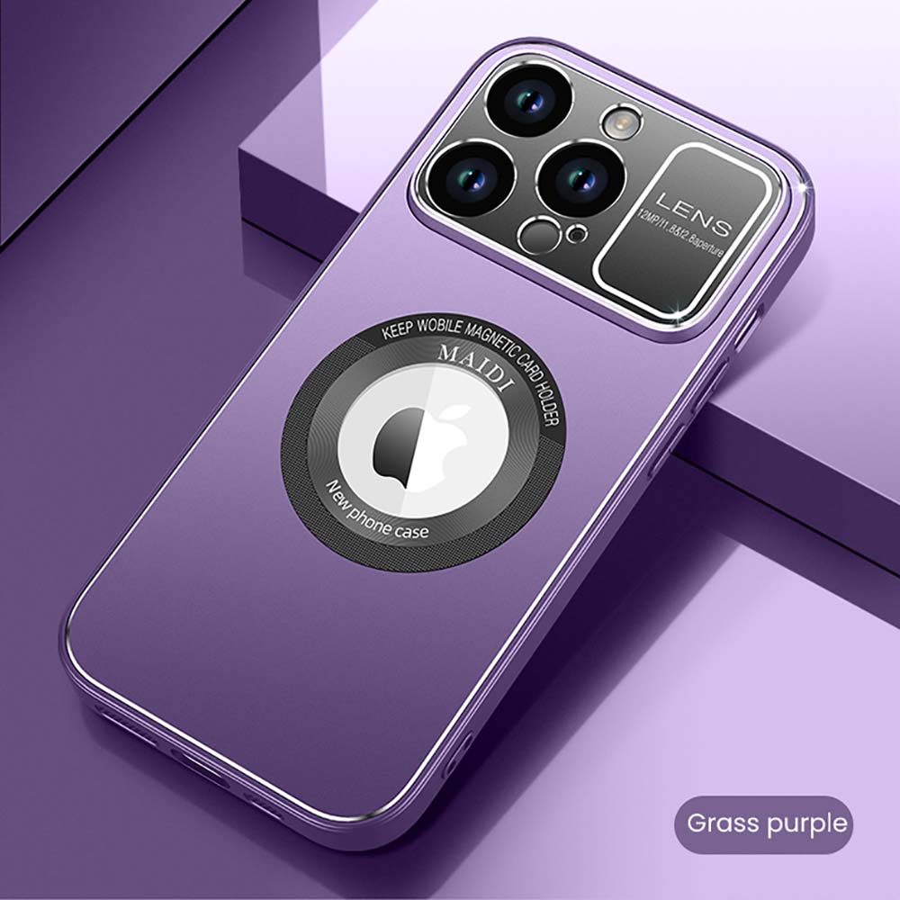 Camera Lens Protection Phone Case For iPhone 14 13 12 Pro Max 11 14Pro Max Shockproof Matte Wireless Charge LOGO Hole Back Cover