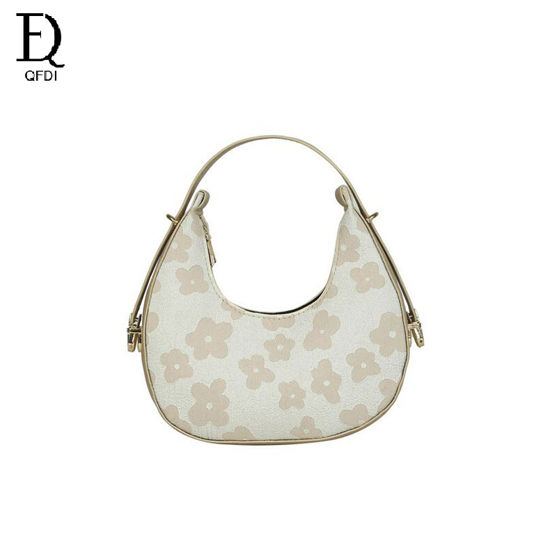 QFDI Women's Shoulder Bag Fashion Floral Printing