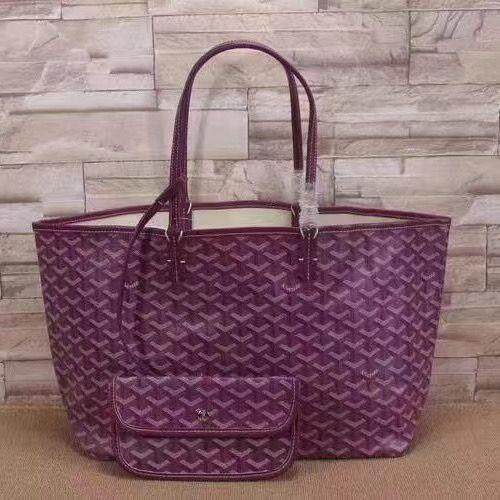 Purple goyard top tote