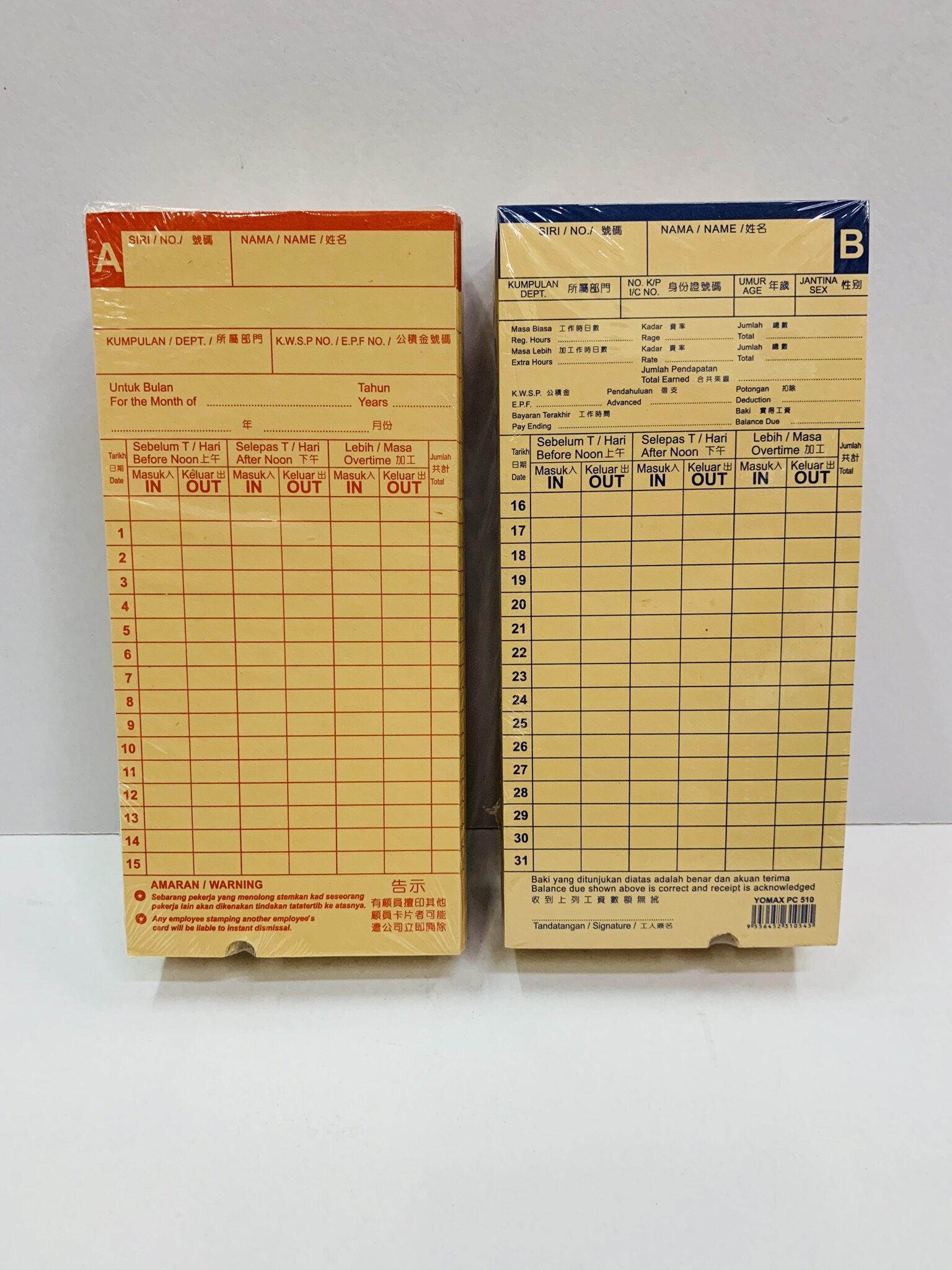 Punch Card In Malay - This was the first tool that used informatics to