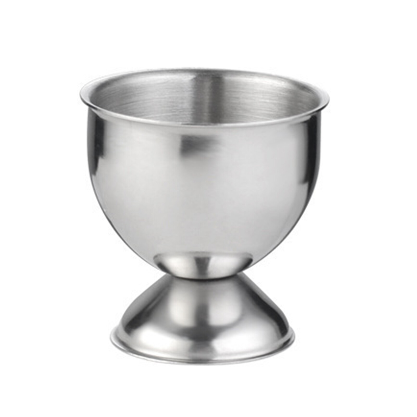 JAREDQ 40ml Egg Cup Eco-friendly Rust-proof Stainless Steel Boiled Egg Container Cup for Bar Egg Container Eco-friendly