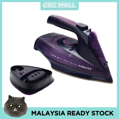 SOKANY Cordless Steam Iron Viral HOT Ready Stock Malaysia