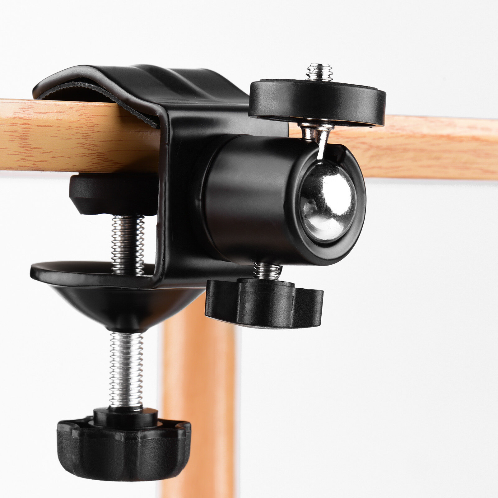 Andoer Siêu Kẹp Gắn Kẹp Cố Định Hình Chữ U, Với Đầu Bi Xoay Được Cho Micro Camera Đèn LED
