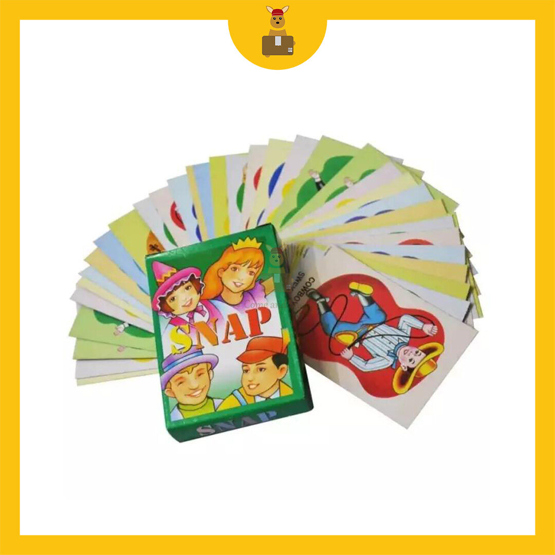 Snap Old Maid Donkey Happy Family Traditional Playing Classic Card Game ...