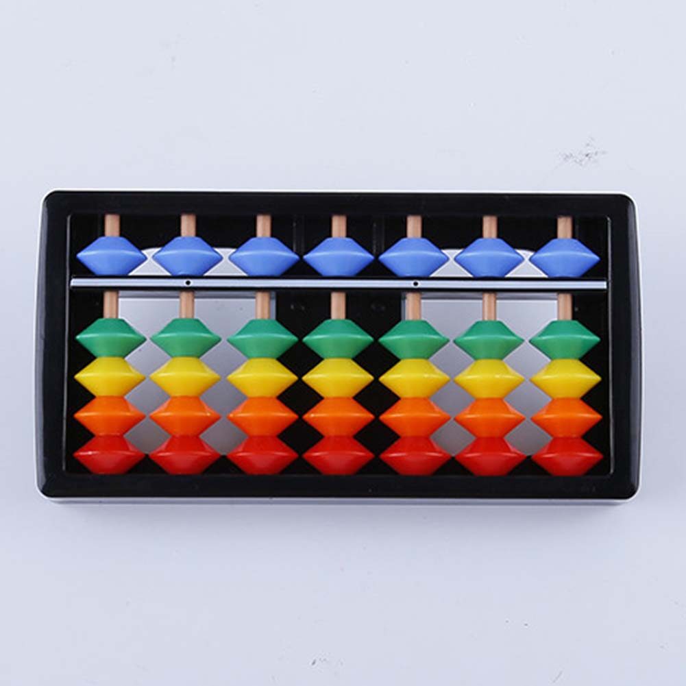 Colorful Abacus Arithmetic Soroban Maths Calculating Tools Kids Educational Toy