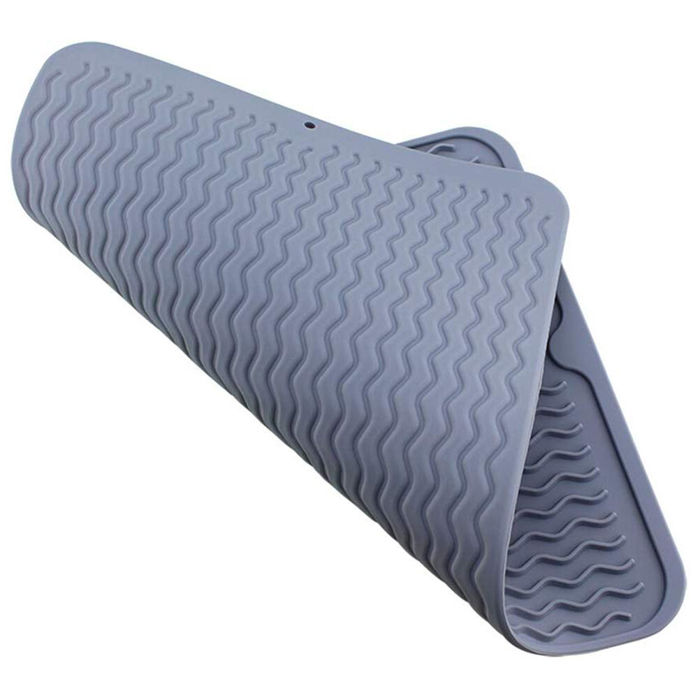 Silicone Dish Drying Mat Kitchen Drainer Dish Draining Mat Sink Mat Large Dish Drying Mat