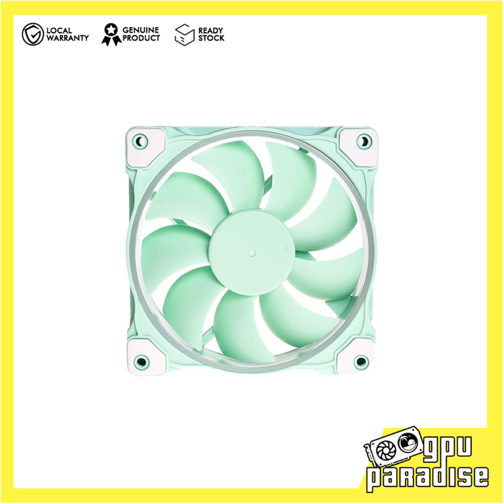 ID-COOLING ZF-12025 WHITE LED CHASSIS FAN - MINT GREEN ( IDC-ZF-12025 ...