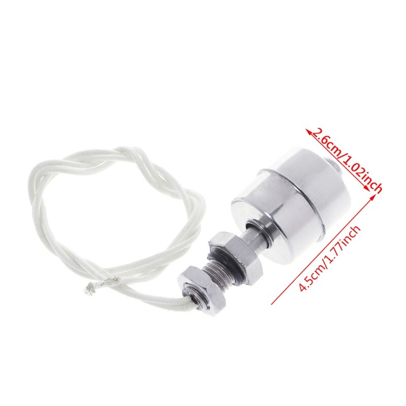 Bể Công Tắc Phao Inox Cảm Biến Mực Nước Chất Lỏng 110V 220V 45Mm 10W