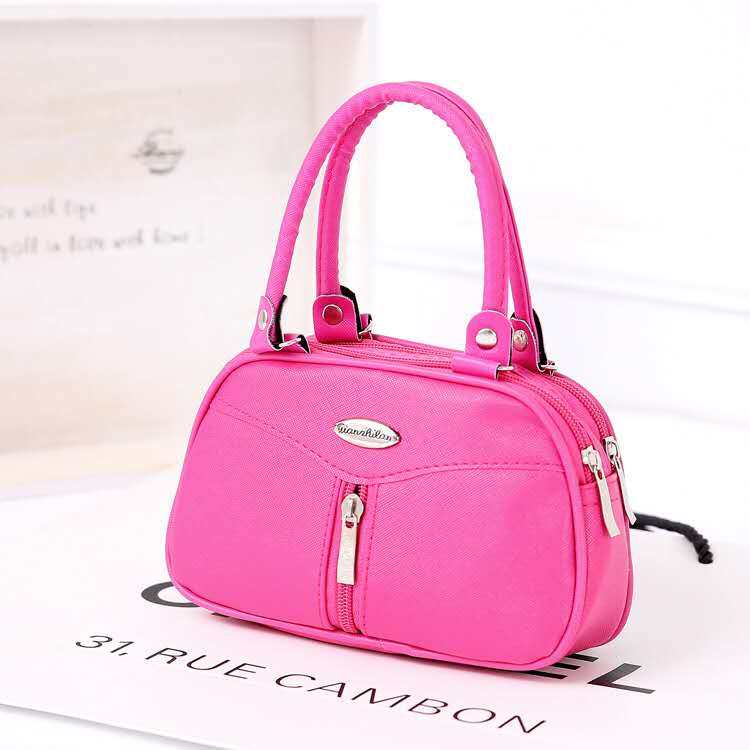 Middle-aged and elderly people buy vegetable bags zero wallets hand-in-hand bag mobile phone bag mother hand-bending bag women's bag mini handbag.