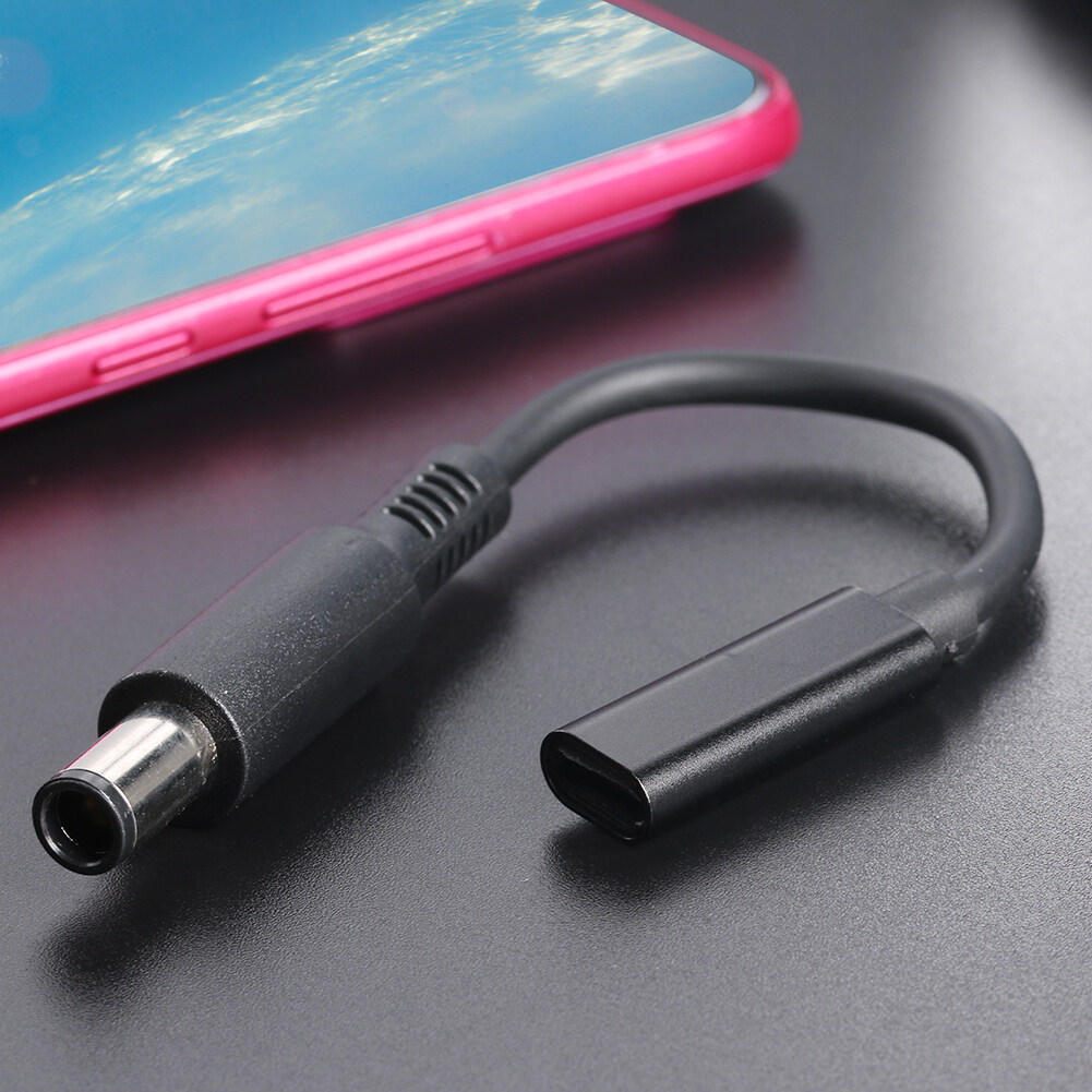 Bộ Chuyển Đổi Sạc PD USB Type C Đầu Cái Sang Giắc Cắm DC 7.4X5.0Mm Cho Máy Tính Xách Tay DELL