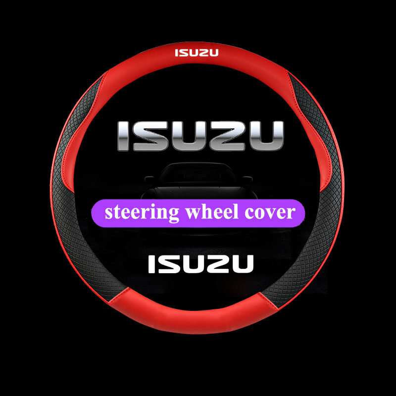 Applicable to Isuzu steering wheel cover with Isuzu logo for all seasons
