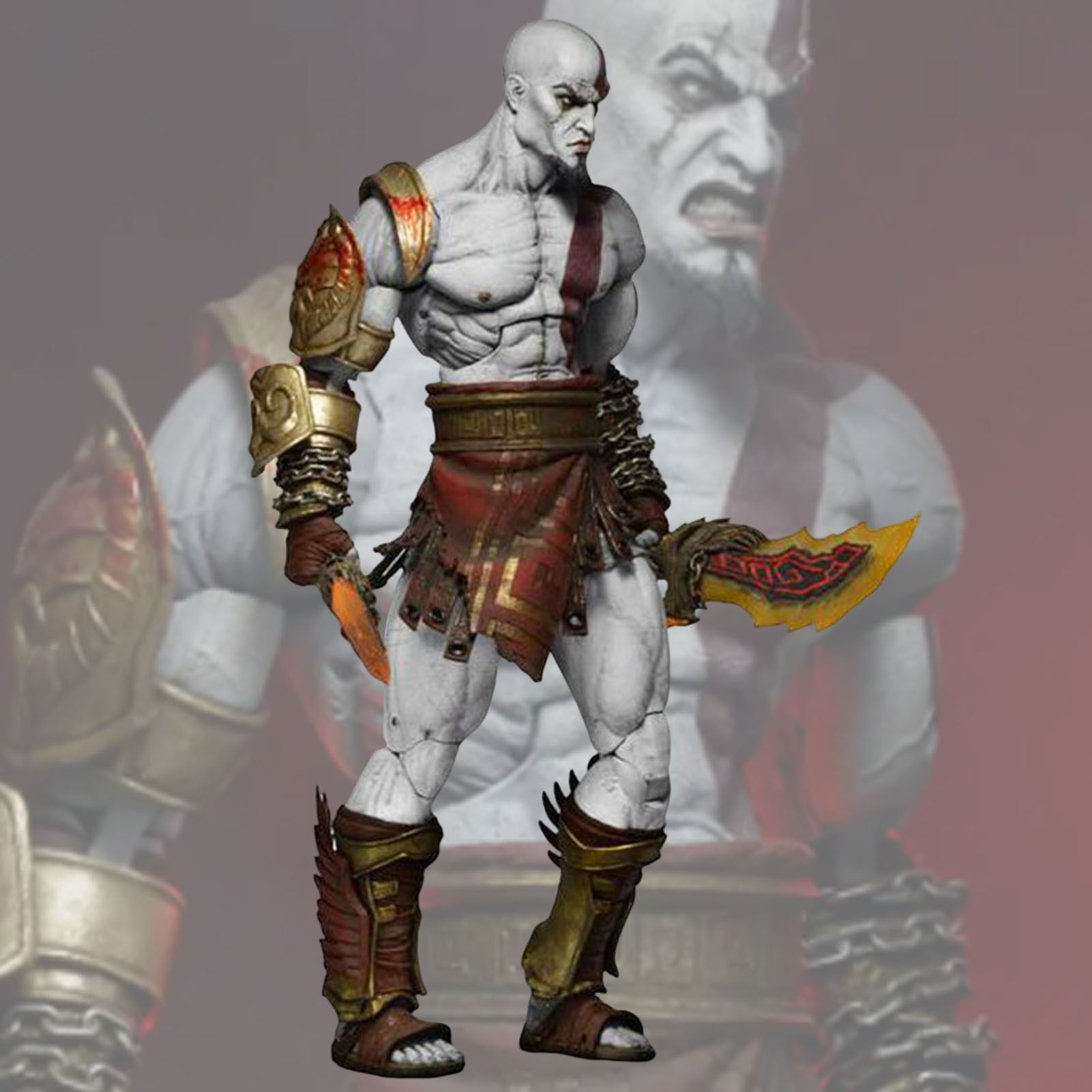 Norkee 18cm Kratos Figure with Accessories Movable Joints Realistic