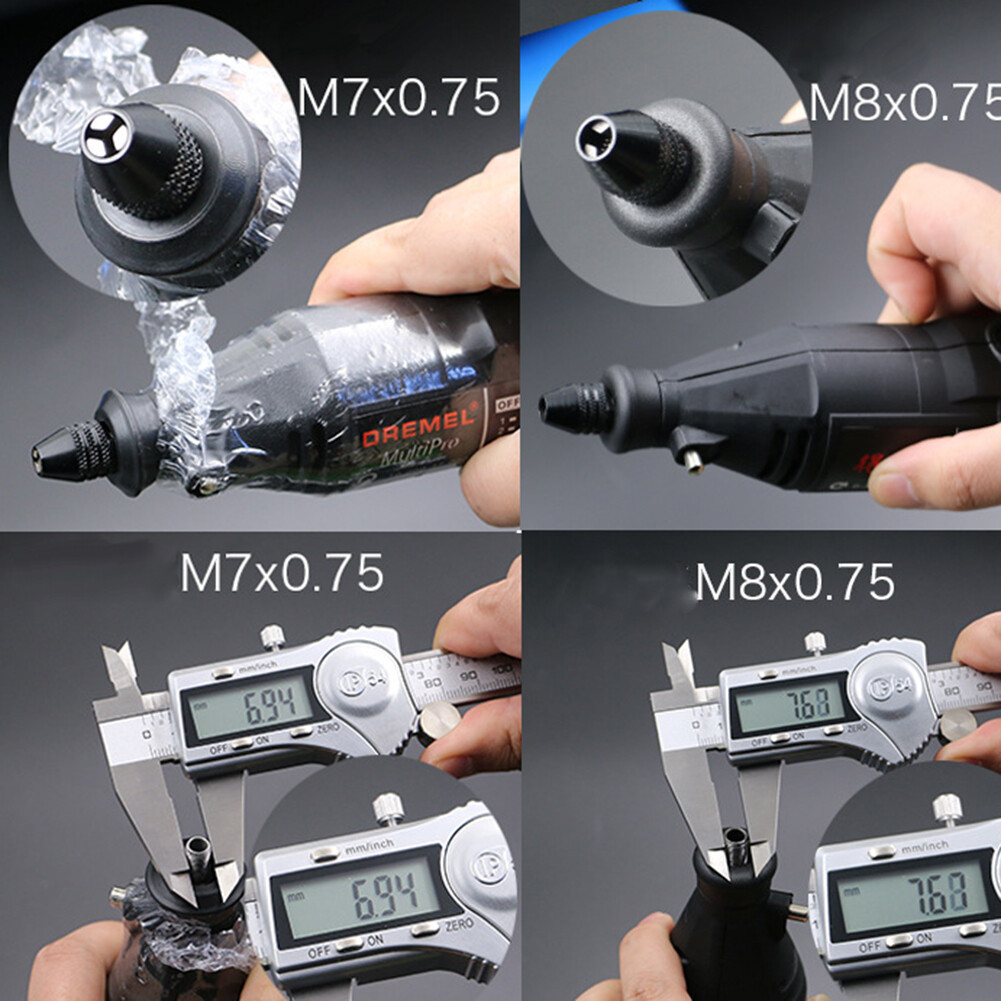 Farfi Mini Alloy Replacement Keyless Chuck Multi Quick Change Drill Electric Tool