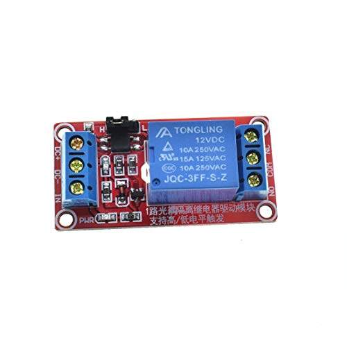 Mô-đun Rơle 1 Kênh 5V 12V 24V Điều Khiển Rơle Kích Hoạt Mức Cao Và Thấp Với Bộ Ghép Quang