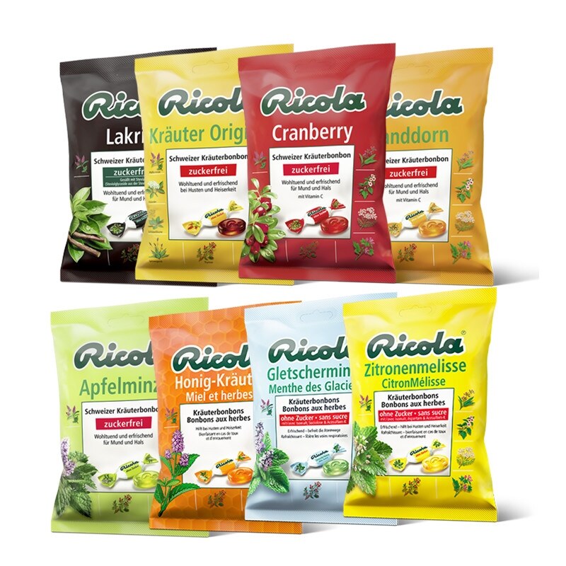 Swiss whey cheese sugar free licorice, mint, lemon and other flavoring