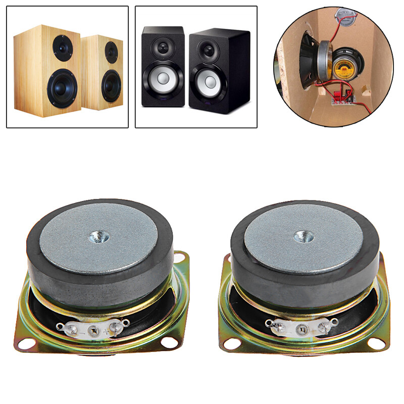 2 Loa 2 Inch 4 Ohm 3 W, Toàn Dải Dành Cho Loa Âm Thanh Nổi Mini Hộp Phụ Kiện