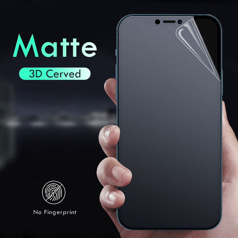 Matte Frosted White Film Soft Hydrogel For Iphone 14 Pro Max 13 12 11 Pro Xs Max 12 Mini X Xr Se Se3 22 8 7 6 6s Plus Screen Protector Lazada Ph