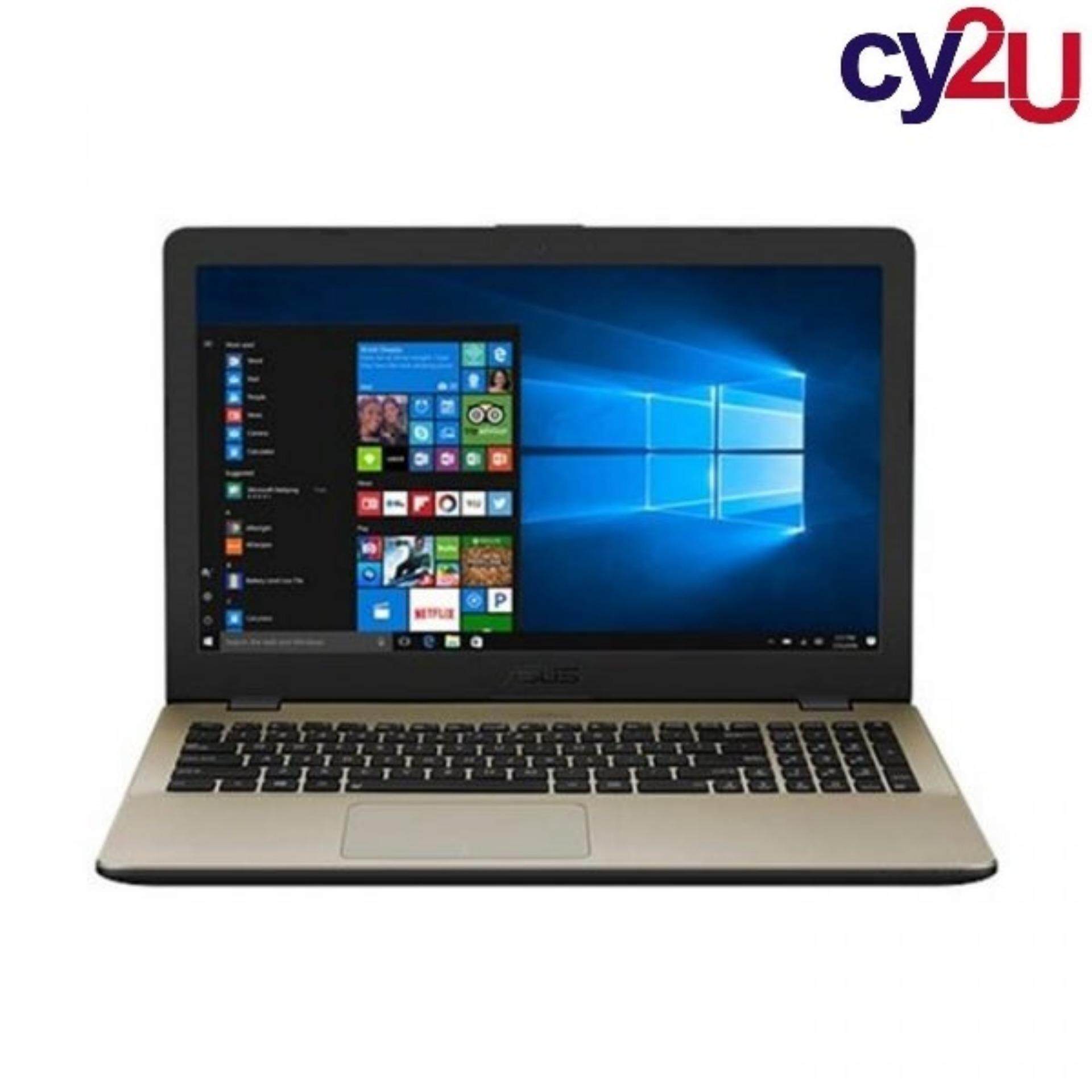Asus Vivobook X505B-ABR346T 15.6 Laptop - Gold (AMD A6-9225, 4GB RAM, 500GB HDD, AMD Radeon R4, Win10) + Asus Backpack Malaysia