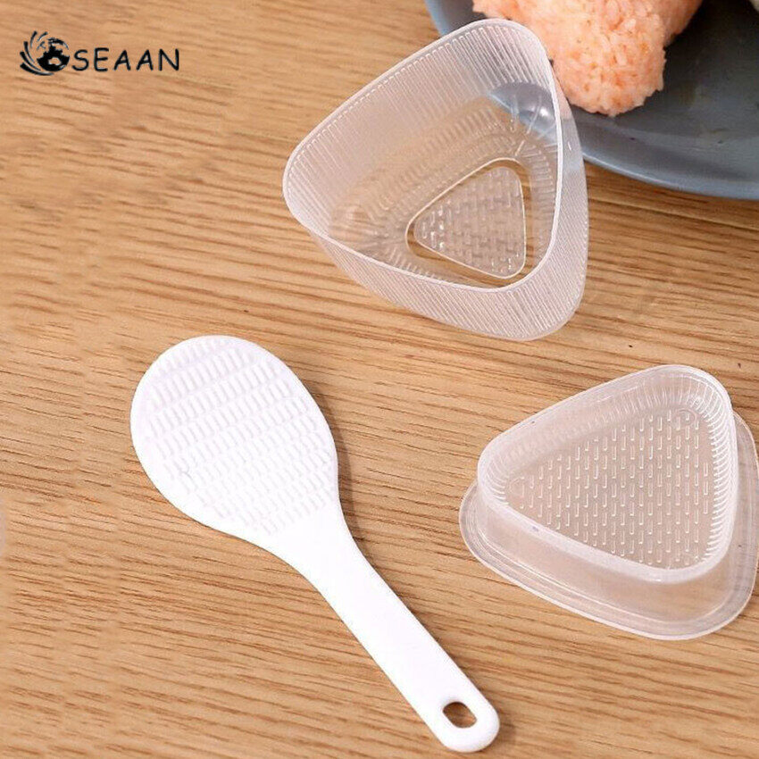 Bộ Dụng Cụ Làm Sushi, Khuôn Làm Sushi 5 Món Bộ Dụng Cụ Làm Sushi Trái Tim Hình Tam Giác Tự Làm Sushi Dụng Cụ Nấu Ăn