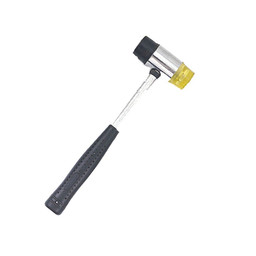 LYCHEE Round Head Solid Tap Manual Tile Installation Jewelry Craft DIY Rubber Hammer Hammer Installation Hammer Woodworking Tools