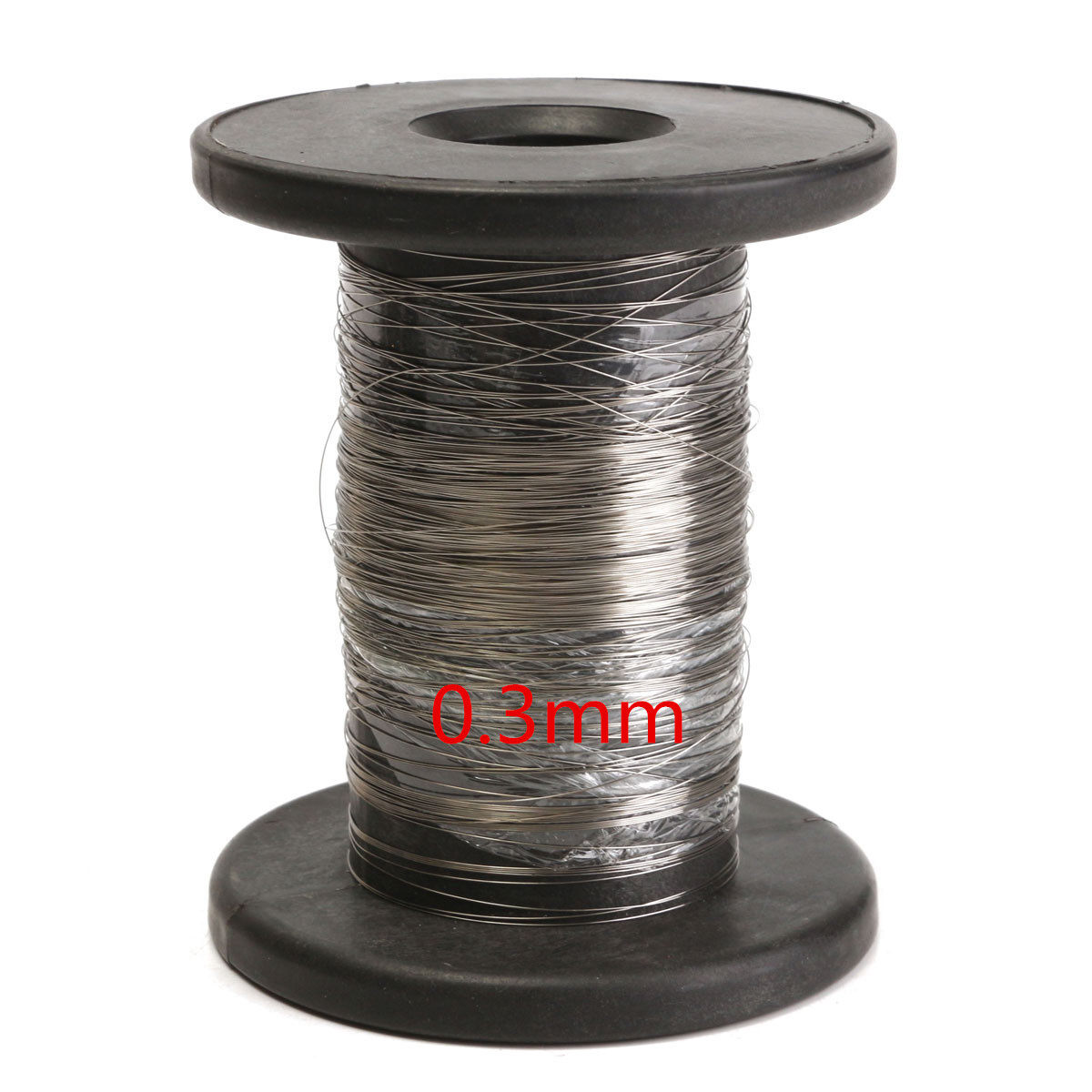 30M 304 Stainless Steel Wire Roll Single Bright Hard Wire Cable 0.2mm