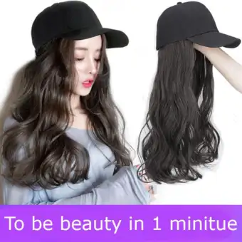 baseball cap wig