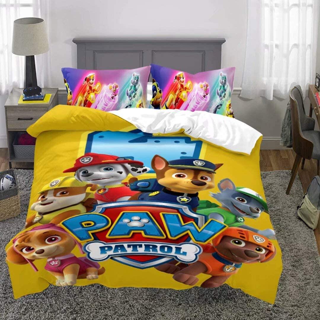 Paw Patrol Bed Set Boys Kids Twin Size Bedspread Comforter Cover Including 1 Duvet Cover With 1 Pillowcase N2 Lazada Singapore