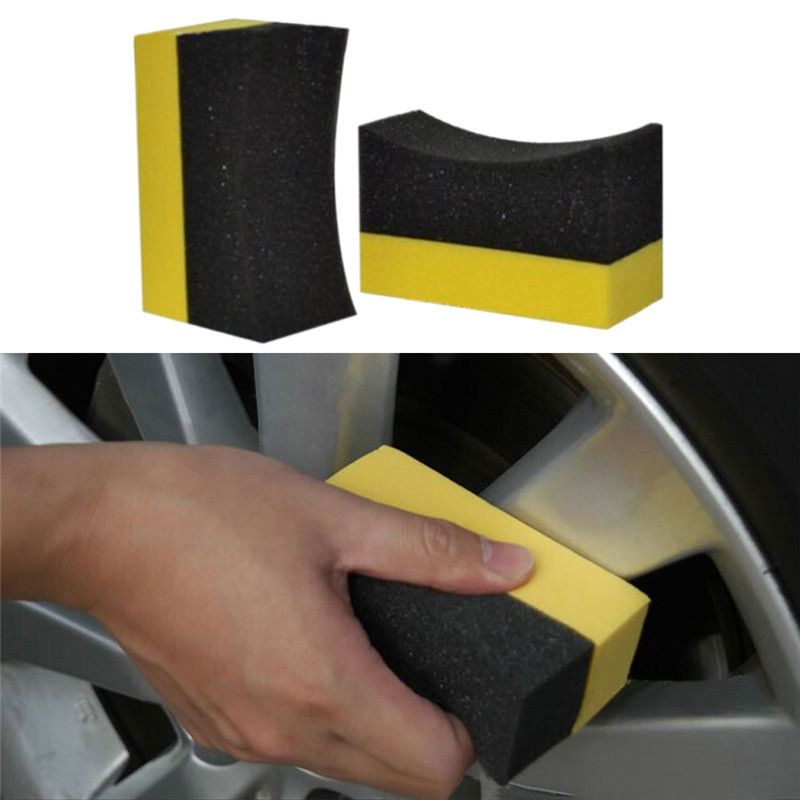 Ministar Auto Wheels Brush Sponge Tools Applicator Special For Tire Hub Cleaning