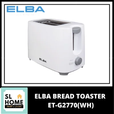 ELBA ET-G2770(WH) 2SLICE BREAD TOASTER 700W WITH COOL TOUCH BODY
