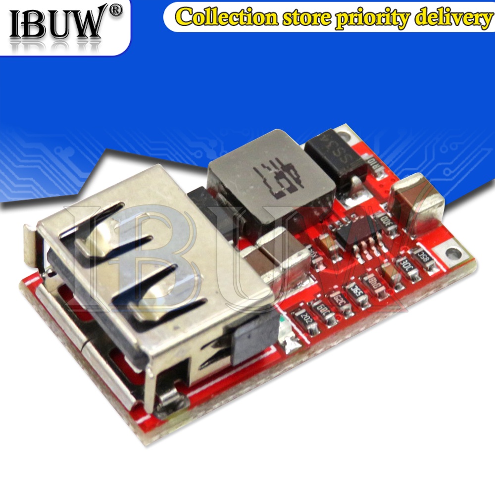 12 VDC Converter 10-Pack DC- Module – 6-24V To 5V 3A USB Power – For ...