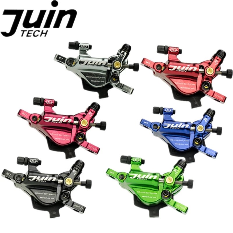 Juin Tech R1 Hybrid Hydraulic Road Disc Brake Set Cable Disc Dual Side  Actuation Travel CX Bike Caliper Calipers Pair 160mm Rotor rotors Post  Mount with Adapter Lazada PH