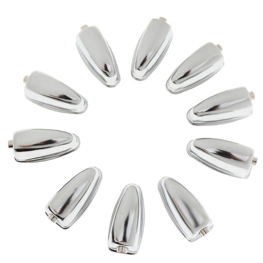 Gepeack 10 Pieces Drum Lug Bass Drum Hooks Percussion Instrument Parts