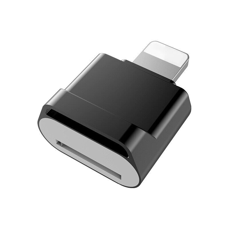 For iphone card reader micro sd tf card reader adapter for ios 13 above system external otg memory card reader for iphone 13 11