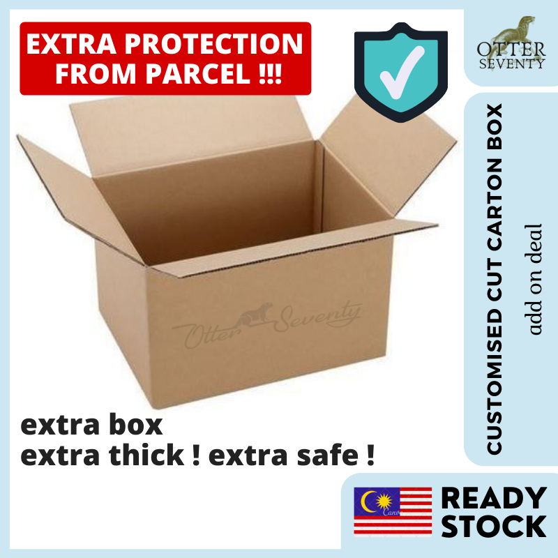 Add onextra protection additional carton box packaging for parcel
