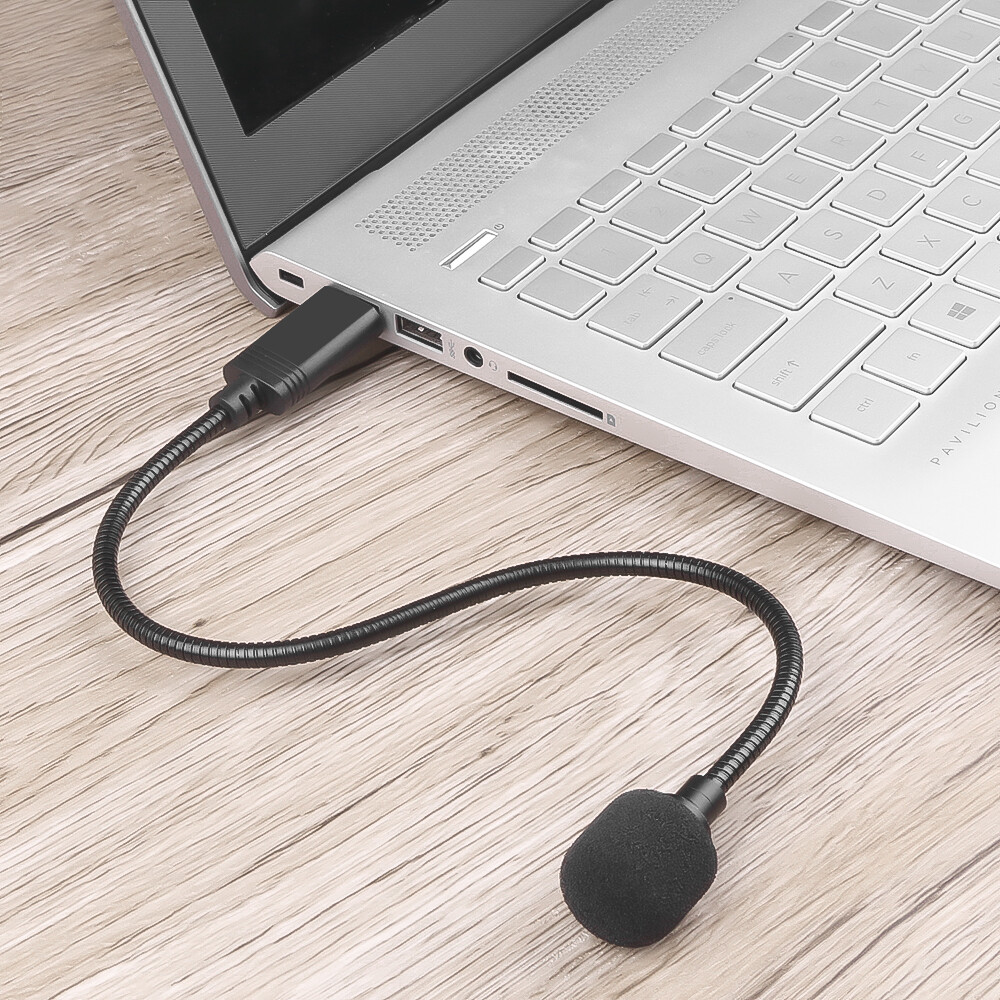 Micrô USB 2.0 Có Thể Điều Chỉnh 360 Độ Cho Điện Thoại Thông Minh Máy Tính Xách Tay Và Thiết Bị Chơi Game Trên Máy Tính