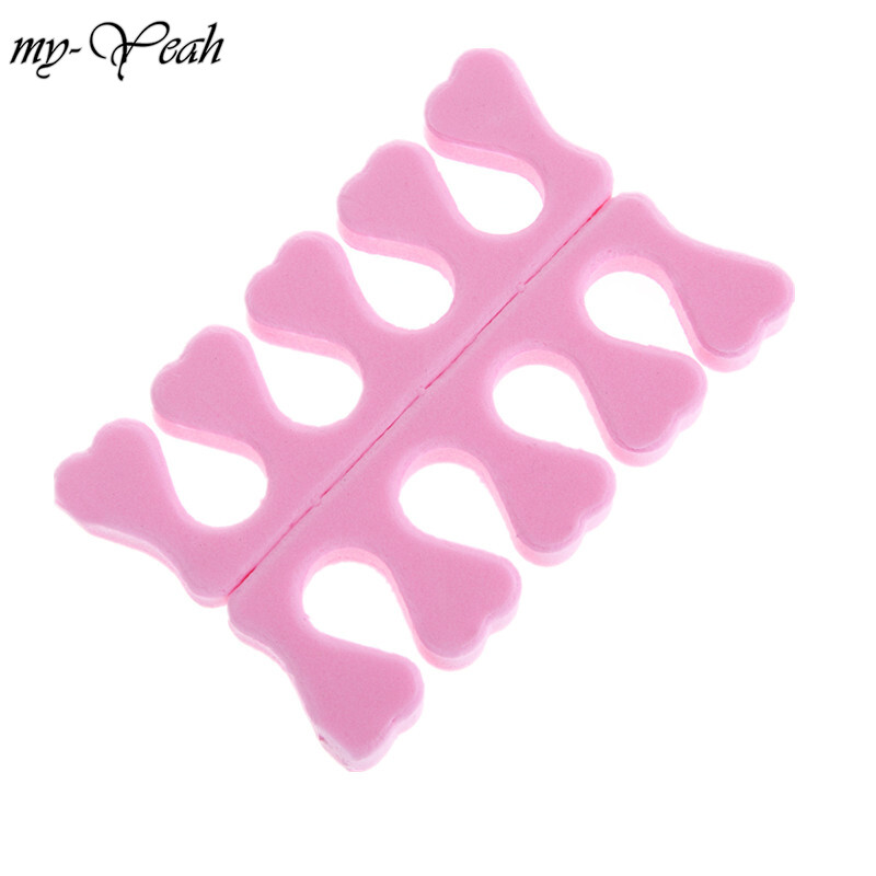 myyeah 10/50/100Pcs/set Nail Art Foam Sponge Finger Toe Separators Divider Gel Polish Coating Painting Pedicure Manicure Accessories Tools
