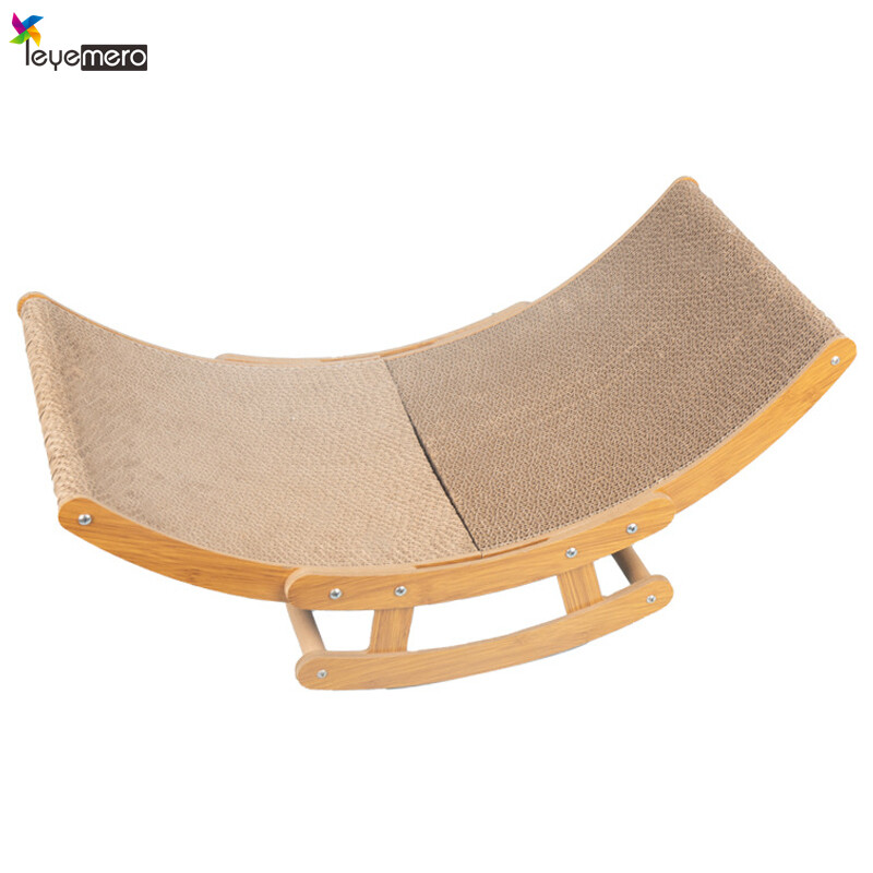 Rocking Bed Cat Scratch Board for Grind Paws and Sleep Cat Toy